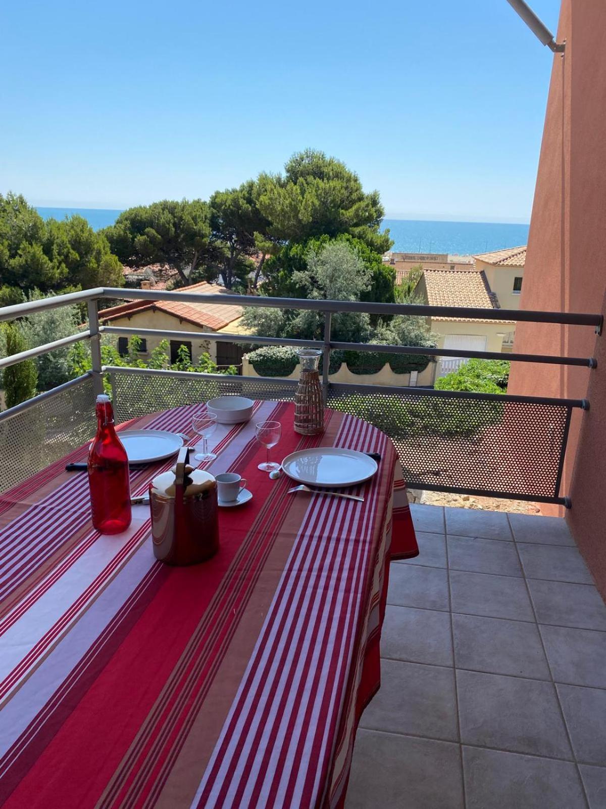 Appartement 4 Pers - Terrasse - Vue Mer - Proche Plage Saint-Pierre-la-Mer  Eksteriør billede